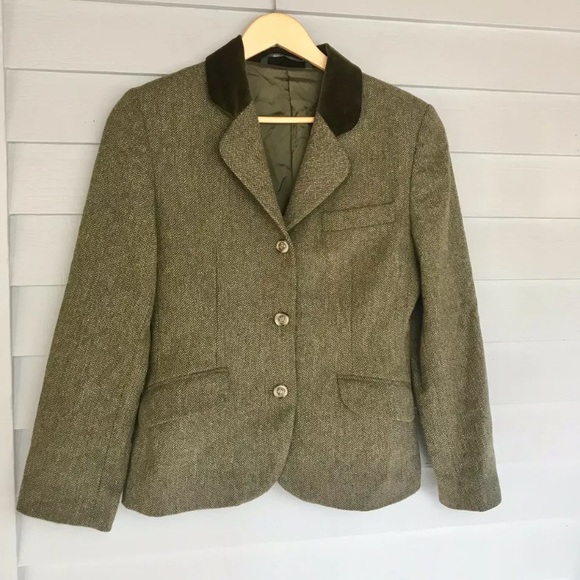 Laura Ashley Wool Country Riding Jacket 